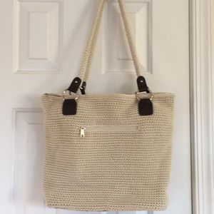 Croft and Barrow Large Woven Pattern Shoulder Bag